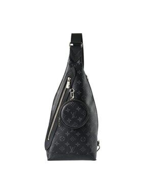Louis Vuitton Waist Bag Body Duo Su Sling Black Gray